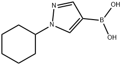 (1-环己基-1H-吡唑-4-基)硼酸 结构式