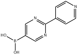 (2-(吡啶-4-基)嘧啶-5-基)硼酸 结构式