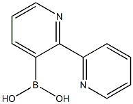 2,2'-Bipyridine-3-boronic acid 结构式