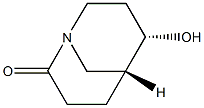 (5R,6S)-6-羟基-1-氮杂双环[3.3.1]壬-2-酮 结构式