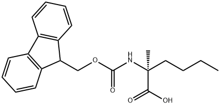 芴甲氧羰基-2-甲基-正亮氨酸 结构式