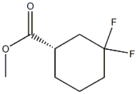 methyl (1S)-3,3-difluorocyclohexane-1-carboxylate 结构式