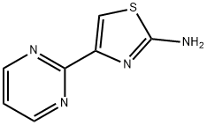 4-(pyrimidin-2-yl)thiazol-2-amine 结构式