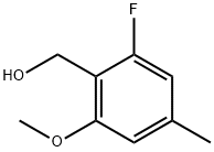 2-氟-4-甲基-6-甲氧基苄醇 结构式