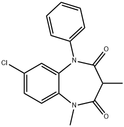 氯巴占EP杂质C 结构式