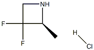 (S)-3,3-二氟-2-甲基氮杂环丁烷盐酸盐 结构式