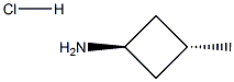 trans-3-methylcyclobutan-1-amine hydrochloride 结构式