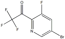 1-(5-溴-3-氟吡啶-2-基)-2,2,2-三氟乙酮 结构式