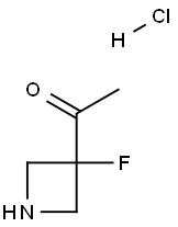 1-(3-氟氮杂环丁烷-3-基)乙酮盐酸盐 结构式