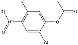 (2-chloro-5-methyl-4-nitro-phenyl) acetate 结构式