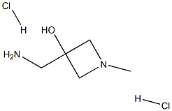 3-(aminomethyl)-1-methylazetidin-3-ol dihydrochloride 结构式