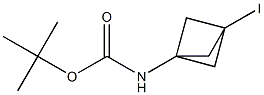 叔丁基(3-碘双环[1.1.1]戊烷-1-基)氨基甲酸酯 结构式