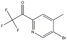 1-(5-溴-4-甲基吡啶-2-基)-2,2,2-三氟乙酮 结构式