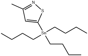 3-甲基-5-(三丁基锡烷基)异噻唑 结构式