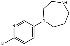 1-(6-CHLORO-PYRIDIN-3-YL)-HOMOPIPERAZINE 结构式