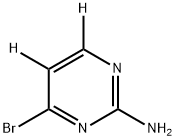 4-bromopyrimidin-5,6-d2-2-amine 结构式