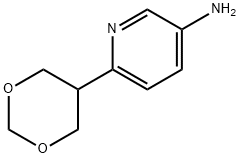 6-(1,3-dioxan-5-yl)pyridin-3-amine 结构式