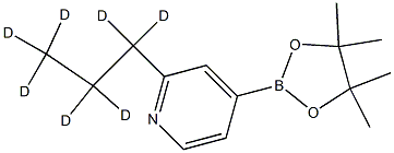 2-(propyl-d7)-4-(4,4,5,5-tetramethyl-1,3,2-dioxaborolan-2-yl)pyridine 结构式