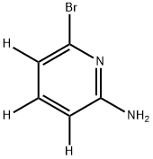 6-bromopyridin-3,4,5-d3-2-amine 结构式