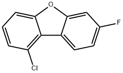 1-氯-7-氟二苯并[B,D]呋喃 结构式