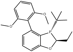 (2S,3S)-3-(叔丁基)-4-(2,6-二甲氧基苯基)-2-乙基-2,3-二氢苯并[D][1,3]氧杂磷杂环戊烯 结构式