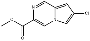 methyl 7-chloropyrrolo[1,2-a]pyrazine-3-carboxylate 结构式