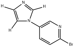 2-bromo-5-(1H-imidazol-1-yl-d3)pyridine 结构式