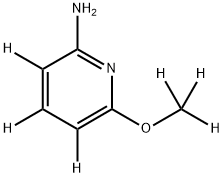 6-(methoxy-d3)pyridin-3,4,5-d3-2-amine 结构式