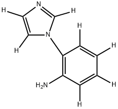 2-(1H-imidazol-1-yl-d3)benzen-3,4,5,6-d4-amine 结构式