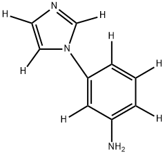 3-(1H-imidazol-1-yl-d3)benzen-2,4,5,6-d4-amine 结构式