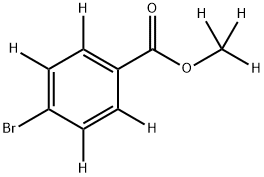 methyl-d3 4-bromobenzoate-2,3,5,6-d4 结构式