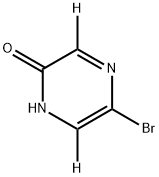 5-bromopyrazin-3,6-d2-2-ol 结构式