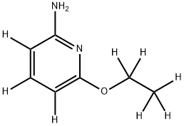 6-(ethoxy-d5)pyridin-3,4,5-d3-2-amine 结构式