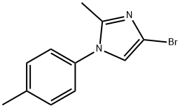 4-bromo-2-methyl-1-(p-tolyl)-1H-imidazole 结构式