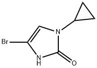 4-bromo-1-cyclopropyl-1,3-dihydro-2H-imidazol-2-one 结构式