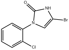 4-bromo-1-(2-chlorophenyl)-1,3-dihydro-2H-imidazol-2-one 结构式