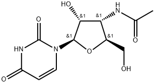 3'-N-Acetyl-3'-amino-3'-deoxyuridine 结构式