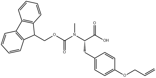 L-Tyrosine, N-[(9H-fluoren-9-ylmethoxy)carbonyl]-N-methyl-O-2-propen-1-yl- 结构式