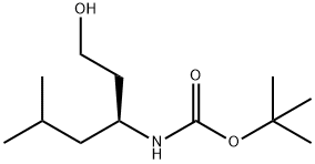 Boc-(S)-3-amino-5-methylhexan-1-ol 结构式