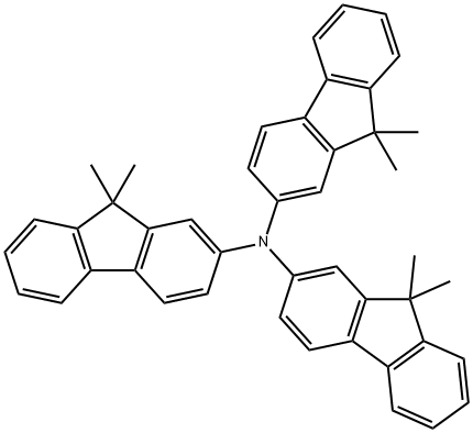 9H-FLUOREN-2-AMINE, N,N-BIS(9,9-DIMETHYL-9H-FLUOREN-2-YL)-9,9-DIMETHYL- 结构式
