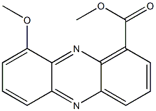 methyl 9-methoxy-1-phenazinecarboxylate 结构式