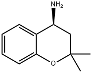 (S)-2,2-二甲基苯并二氢吡喃-4-胺 结构式