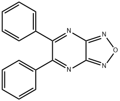 5,6-diphenyl[1,2,5]oxadiazolo[3,4-b]pyrazine 结构式