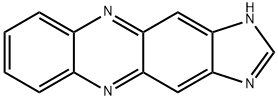 1H-imidazo[4,5-b]phenazine 结构式