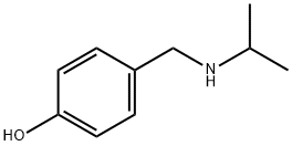4-[(propan-2-ylamino)methyl]phenol 结构式