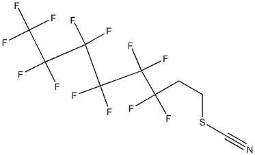 Thiocyanic acid, 3,3,4,4,5,5,6,6,7,7,8,8,8-tridecafluorooctyl ester 结构式