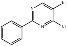 4-Chloro-5-bromo-2-phenylpyrimidine 结构式