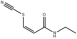 Thiocyanic acid, ester with N-ethyl-3-mercaptoacrylamide, (Z)- (8CI) 结构式