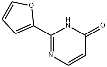 2-(呋喃-2-基)嘧啶-4(3H)-酮 结构式