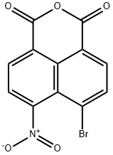 4-溴-5-硝基-1,8-萘酐 结构式